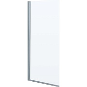 Шторка на ванну распашная 80х150х0,5 см профиль хром BelBagno Uno (UNO-V-1-80/150-C-Cr)