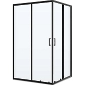 Душевой уголок BelBagno Uno черный 120х90х195 см прямоугольник стекло прозрачное 5 мм (UNO-195-AH-2-120/90-C-NERO) Душевой уголок BelBagno Uno черный 120х90х195 см прямоугольник стекло прозрачное 5 мм (UNO-195-AH-2-120/90-C-NERO)