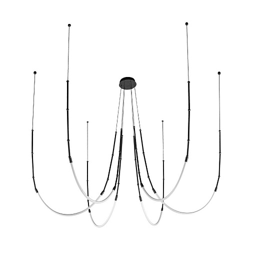 Люстра светодиодная потолочная Arte Lamp Klimt 35 Вт 3000К 10,7 кв.м (A2850SP-42BK)