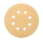Диск шлифовальный КМ Gold d125 мм Р100 на липучку бумажная основа (5 шт.)