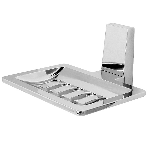 Мыльница для ванной WasserKraft Lopau K-6000 с держателем металл хром (K-6069) Мыльница для ванной WasserKraft Lopau K-6000 с держателем металл хром (K-6069)