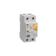 УЗО IEK Karat ВД3-63 63А 1P+N тип AC 30 мА 6 кА (MDV20-2-063-030)