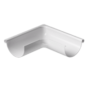 Docke STAL PREMIUM Угол внешний 90° D125 (Пломбир 9010) Docke STAL PREMIUM Угол внешний 90° D125 (Пломбир 9010)