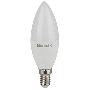 Лампа светодиодная Kodak E14 4000К 11 Вт 990 Лм 170-265 В свеча матовая