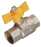 Кран шаровой газовый Tiemme 1/2 ВР(г) х 1/2 ВР(г) бабочка Кран шаровой газовый Tiemme 1/2 ВР(г) х 1/2 ВР(г) бабочка