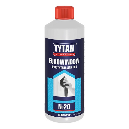 Очиститель для ПВХ Tytan Professional Eurowindow №20 прозрачный 950 мл