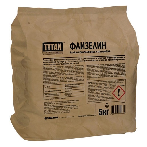 Клей для флизелиновых и стеклообоев Tytan Euro-line 5 кг Клей для флизелиновых и стеклообоев Tytan Euro-line 5 кг