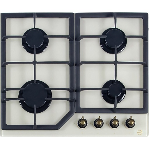 Варочная панель газовая MBS PG-611IV classic 4 конфорки бежевая Варочная панель газовая MBS PG-611IV classic 4 конфорки бежевая