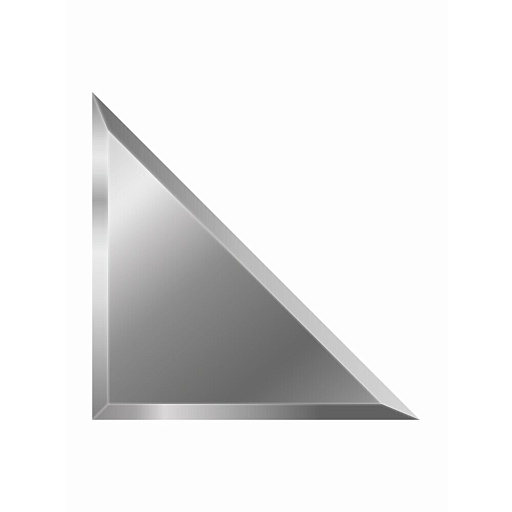 Плитка зеркальная треугольная 150х150х4 мм Continent серебряная с фацетом (4 шт.=0,09 кв.м) Плитка зеркальная треугольная 150х150х4 мм Continent серебряная с фацетом (4 шт.=0,09 кв.м)