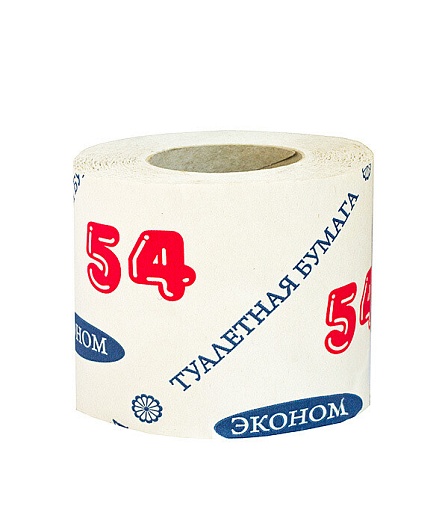 Туалетная бумага однослойная