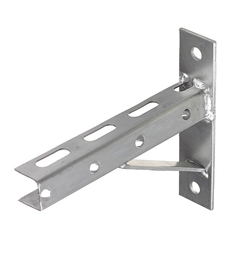 Кронштейн П-образный консольный 200х180 мм правый Кронштейн П-образный консольный 200х180 мм правый