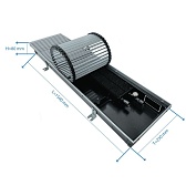 Конвектор внутрипольный Gekon Eco с 1 теплообменником 1500х230х80 мм боковое подключение Конвектор внутрипольный Gekon Eco с 1 теплообменником 1500х230х80 мм боковое подключение