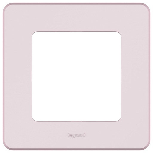 Рамка Legrand Inspiria 673934 одноместная универсальная скрытая установка розовая