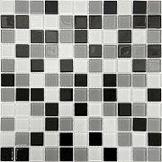 Мозаика Mir Mosaic Natural Color palette микс стеклянная 300х300х4 мм глянцевая
