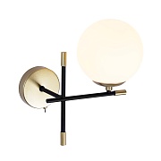 Бра Arte Lamp Arkab E14 40 Вт 220 В черное IP20 (A2225AP-1BK)