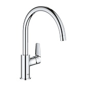 Смеситель для кухни Grohe BauEdge хром с высоким изливом однорычажный (31367001) Смеситель для кухни Grohe BauEdge хром с высоким изливом однорычажный (31367001)