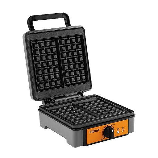 Вафельница Kitfort КТ-1694 серая Вафельница Kitfort КТ-1694 серая