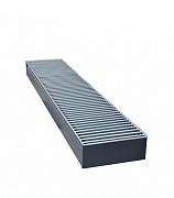 Конвектор внутрипольный КЗТО Бриз с 1 теплообменником 2500х260х80 мм правое подключение Конвектор внутрипольный КЗТО Бриз с 1 теплообменником 2500х260х80 мм правое подключение