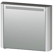 Зеркальный шкаф AM.PM Sensation 800х150 мм с подсветкой правый серый шелк