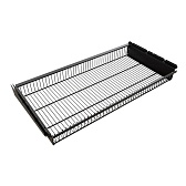 Корзина выдвижная металлическая черная 863х440х85 мм Титан-GS
