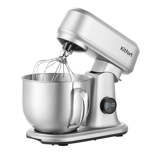 Миксер планетарный Kitfort КТ-3474 1500 Вт 5 л серый