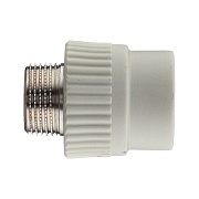 Муфта полипропиленовая FV-Plast 25 мм х 3/4 НР(ш) (215025) Муфта полипропиленовая FV-Plast 25 мм х 3/4 НР(ш) (215025)