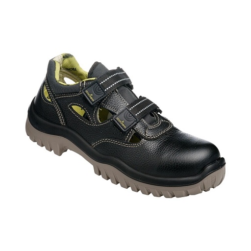 Сандалии рабочие кожаные с перфорацией и защитным подноском размер 44 черные Техноавиа Неогард-Лайт (5148_44)