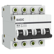 Выключатель нагрузки EKF Basic ВН-29 4Р 40А 400 В на DIN-рейку (SL29-4-40-bas) Выключатель нагрузки EKF Basic ВН-29 4Р 40А 400 В на DIN-рейку (SL29-4-40-bas)