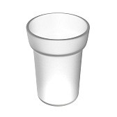 Стакан для ванной Fora Long настольный стекло прозрачный (L029)