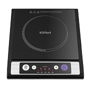 Плита индукционная Kitfort КТ-107 1 конфорка черная/серебристая