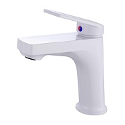 Смеситель для раковины РМС однорычажный белый (PL7-001F)