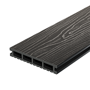 Террасная доска Decking Urban ДПК графит (Жженый Кедр)