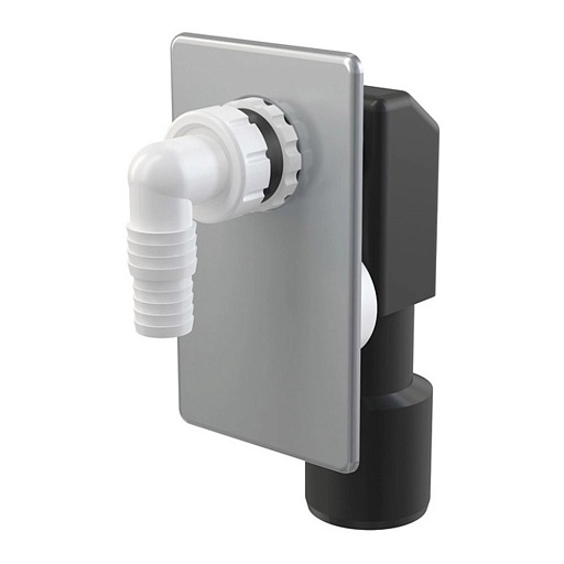 Сифон для стиральной машины Alcadrain скрытого монтажа белый (APS3/AG210321100)