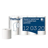 Туалетная бумага Tellus ТР-4 Премиум в стандартных рулонах 23 м (8 шт.) (120320) Туалетная бумага Tellus ТР-4 Премиум в стандартных рулонах 23 м (8 шт.) (120320)