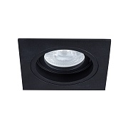 Светильник встраиваемый GU10 поворотный черный 35 Вт IP20 Arte Lamp Tarf (A2178PL-1BK)