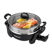 Электросковорода Kitfort КТ-4055 черная