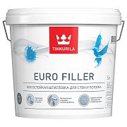 Шпатлевка Tikkurila Euro Filler влагостойкая 5 л