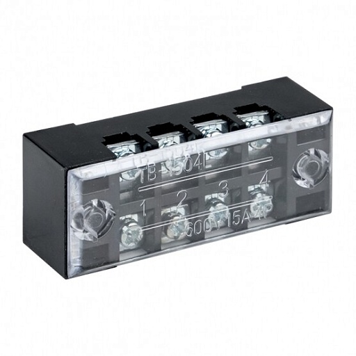 Терминал клеммный EKF PROxima TB-1504 1,5 кв.мм 660 В 15 A 4 клеммных пары (100 шт.)
