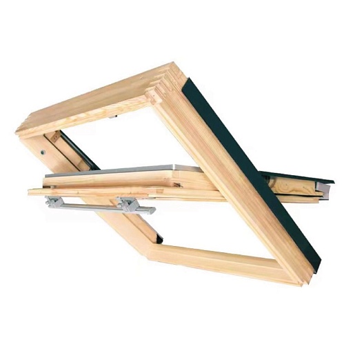 Окно мансардное Fakro AHRD деревянное 940х1400 мм одностворчатое Окно мансардное Fakro AHRD деревянное 940х1400 мм одностворчатое