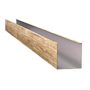 Рейка кубообразный дизайн 30х40 мм 3 м white wood Рейка кубообразный дизайн 30х40 мм 3 м white wood