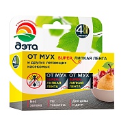 Средство для защиты от мух лента липкая Дэта Супер (4 шт.)