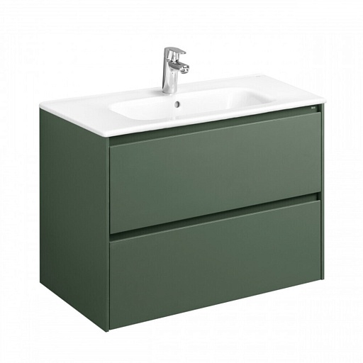Тумба под раковину Roca Ona 80 см подвесная зеленая матовая (A857630513)