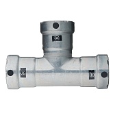 Тройник Viega Megapress SC-Contur (699024) 1" х 1" х 1" пресс нелегированная оцинкованная сталь Тройник Viega Megapress SC-Contur (699024) 1" х 1" х 1" пресс нелегированная оцинкованная сталь