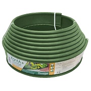 Бордюрная лента Standartpark 0,1х10 м пластиковая оливковая