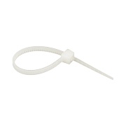 Стяжка кабельная EKF Basic 80х2,5 мм нейлоновая белая (100 шт.) (plc-c-2.5x80)