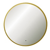 Зеркало с подсветкой круглое 100 см в раме золотой бесконтактный сенсор Abber Mond (AG6204SCGL-1.0) Зеркало с подсветкой круглое 100 см в раме золотой бесконтактный сенсор Abber Mond (AG6204SCGL-1.0)