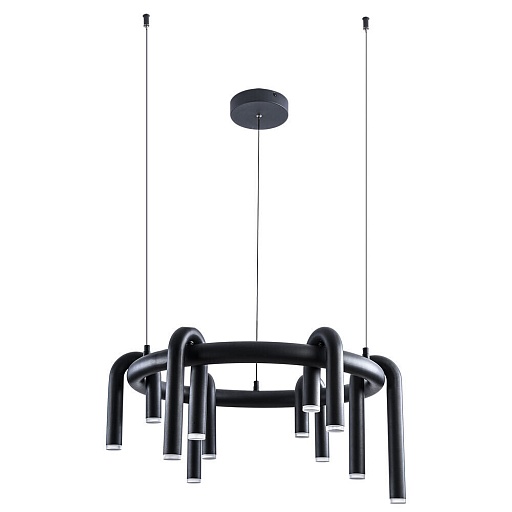 Люстра светодиодная подвесная Arte Lamp Warhol 30 Вт 3000К 7 кв.м (A3258LM-30BK) Люстра светодиодная подвесная Arte Lamp Warhol 30 Вт 3000К 7 кв.м (A3258LM-30BK)