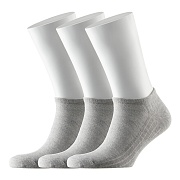 Носки мужские низкие Hesler кардная пряжа 44-46 серые (3 пары)