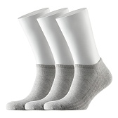 Носки мужские низкие Hesler кардная пряжа 44-46 серые (3 пары) Носки мужские низкие Hesler кардная пряжа 44-46 серые (3 пары)