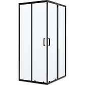 Душевой уголок BelBagno Uno черный 100х100х195 см квадрат стекло прозрачное 5 мм (UNO-195-A-2-100-C-NERO) Душевой уголок BelBagno Uno черный 100х100х195 см квадрат стекло прозрачное 5 мм (UNO-195-A-2-100-C-NERO)